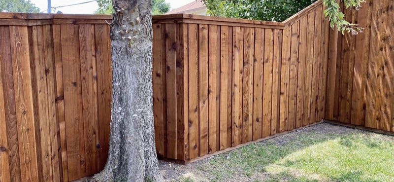 Cedar Privacy Fence in DeSoto