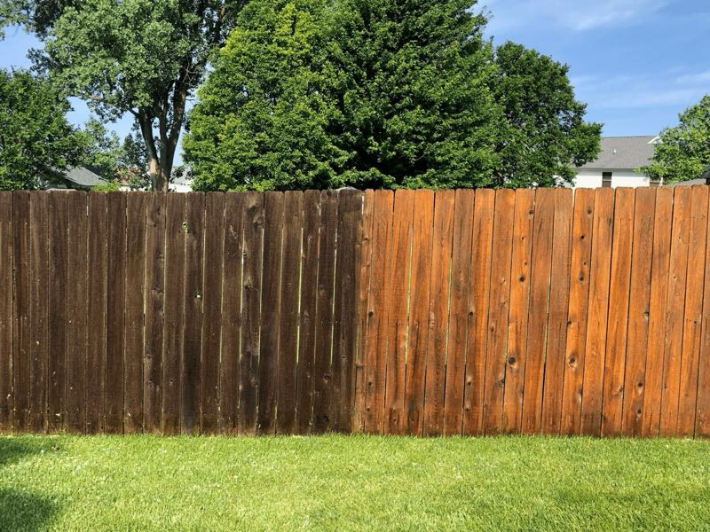Fence Staining near Lancaster